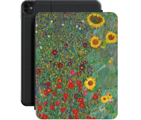 Farm Garden With Sunflowers