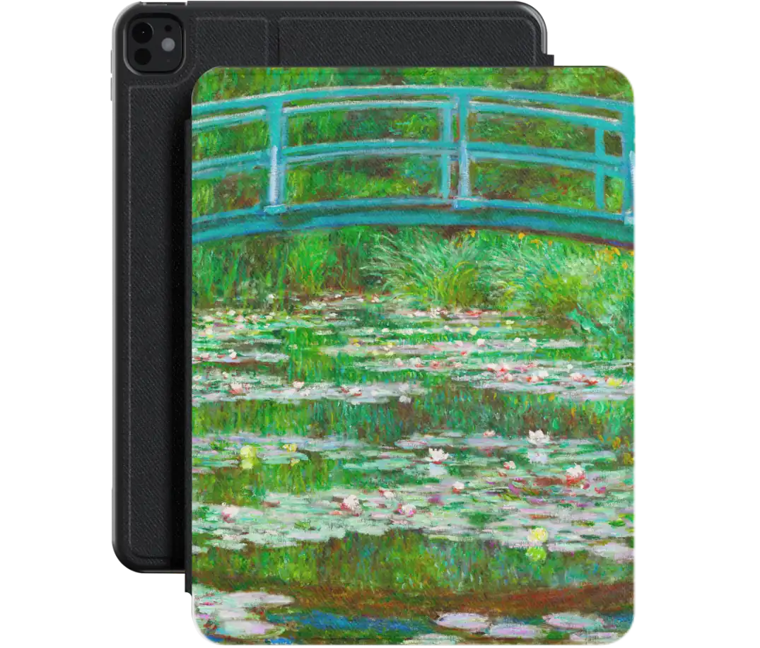 Bridge Over a Pond of Water Lilies
