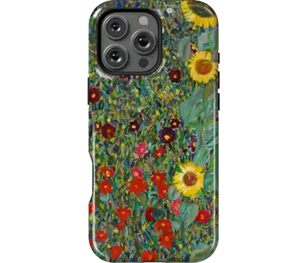 Farm Garden With Sunflowers