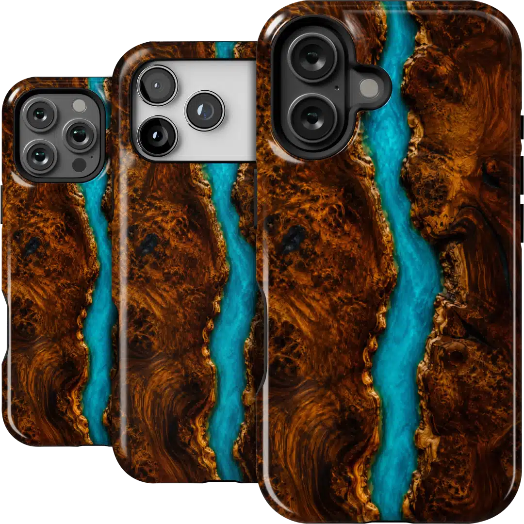 Walnut + Turquoise River
