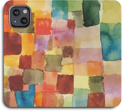 Abstract Art iPhone and Samsung Galaxy Folio Flip Phone Wallet