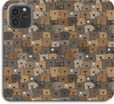 Animals Art iPhone and Samsung Galaxy Folio Flip Phone Wallet