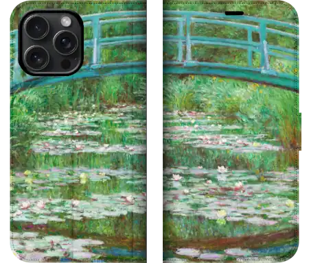 Claude Monet Impressionist Art Collection of iPhone and Samsung Galaxy Folio Phone Wallets