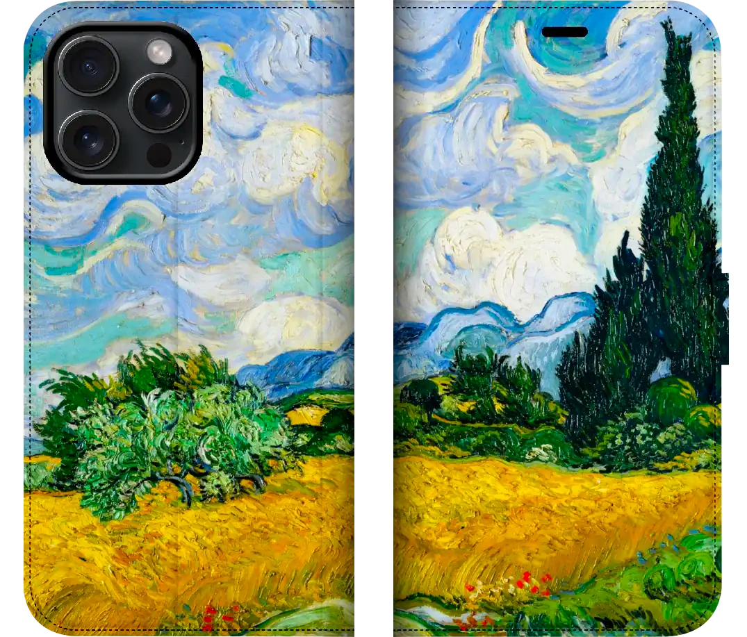 The Van Gogh Folio Collection by Van Gogh Apple iPhone and Samsung Galaxy folio wallet cellphone mobile phone case The Van Gogh Folio Collection by Van Gogh Apple iPhone and Samsung Galaxy folio wallet cellphone mobile phone case