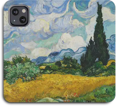 Vincent Van Gogh Impressionist Art Collection of iPhone and Samsung Galaxy Folio Flip Phone Wallets